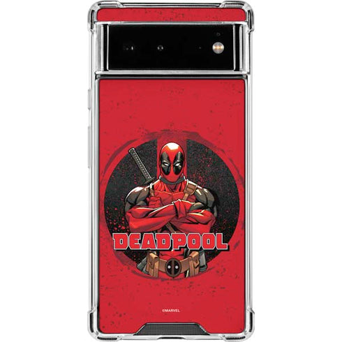 Marvel Deadpool Wade Wilson Google Pixel 6 Clear Case